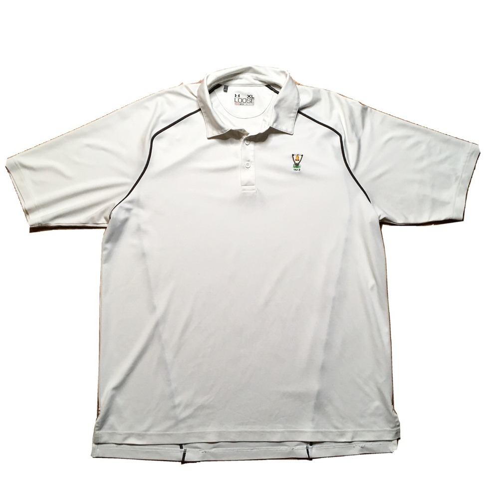 Under Armour Wheatley Hills Golf Club Shirt Men's XL Polo 1913 Loose Heatgear
